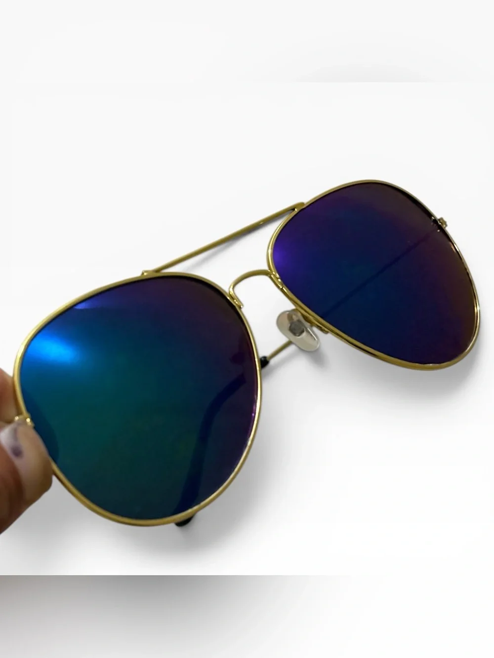 4-Pair Set - Aviator Sunglasses Bundle Mirrored